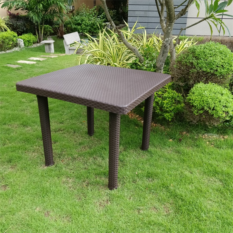 Jolly Rattan Rattan Table Black SEATER RATTAN TABLE BREEZ CHAIR