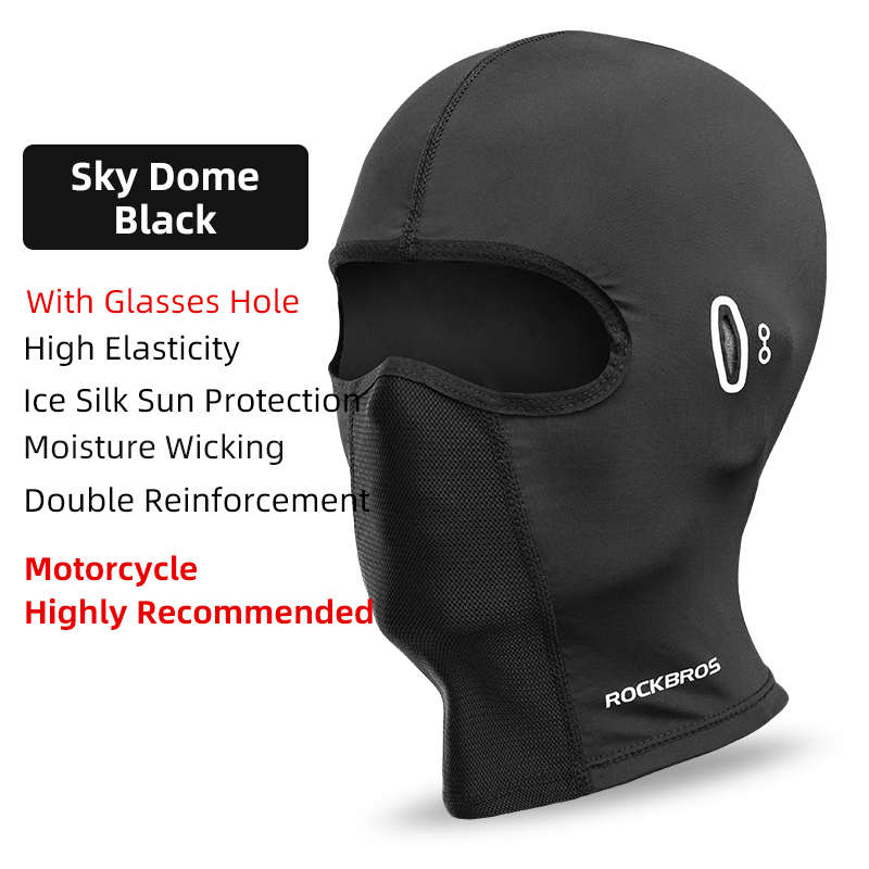 ROCKBROS Sun Protection Balaclava Cycling Face Mask Motorcycle Ice Silk ...