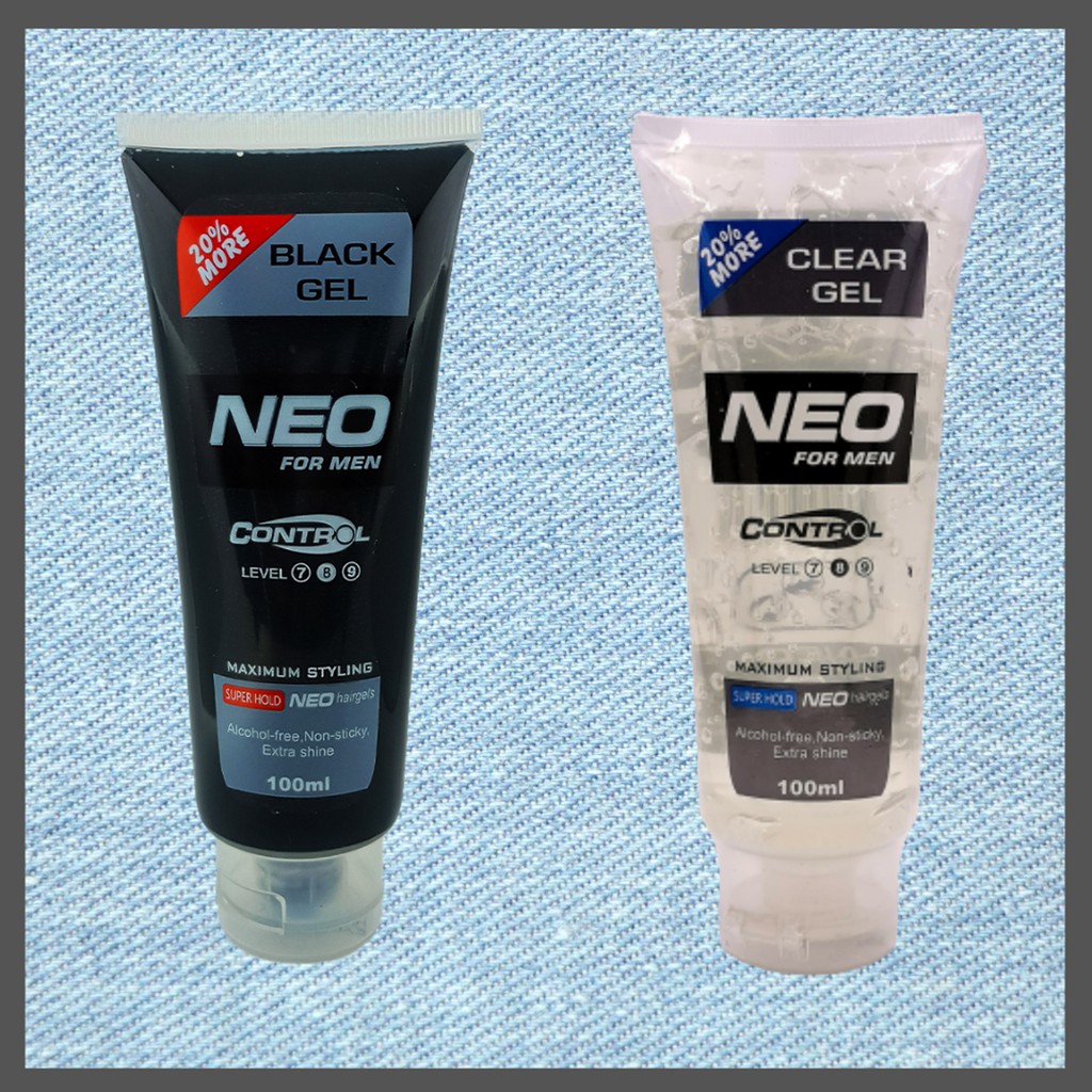 Neo Black Styling Hair Gel Super Hold 100 ml.