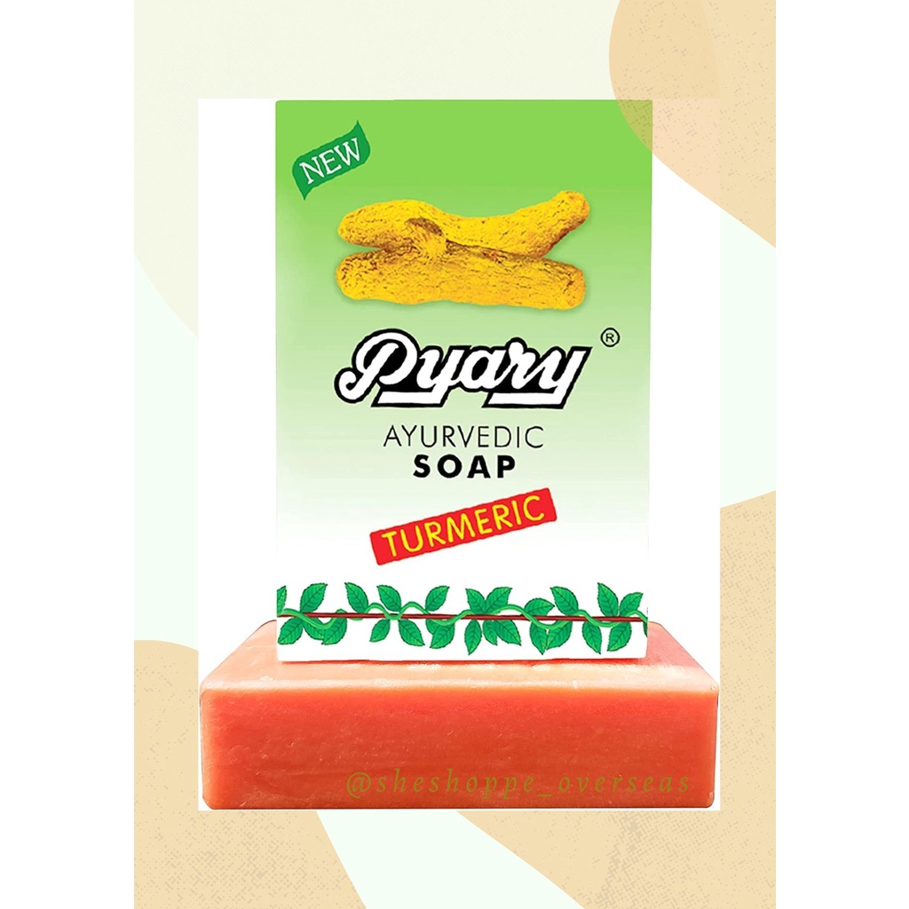 Pyary Turmeric Authentic Herbal Soap Bar 75 G Shopee Philippines