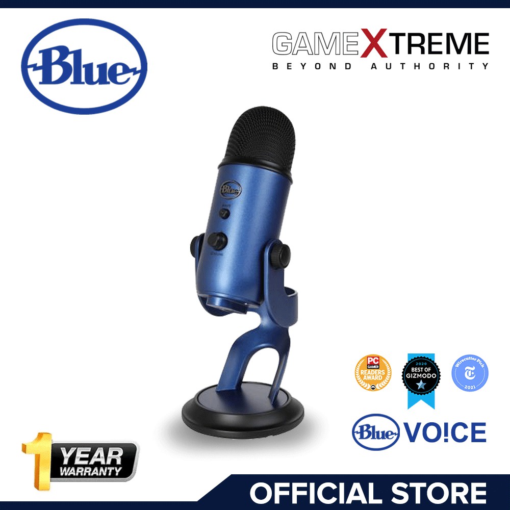 Blue Yeti Usb Microphone Midnight Blue Shopee Philippines 6411