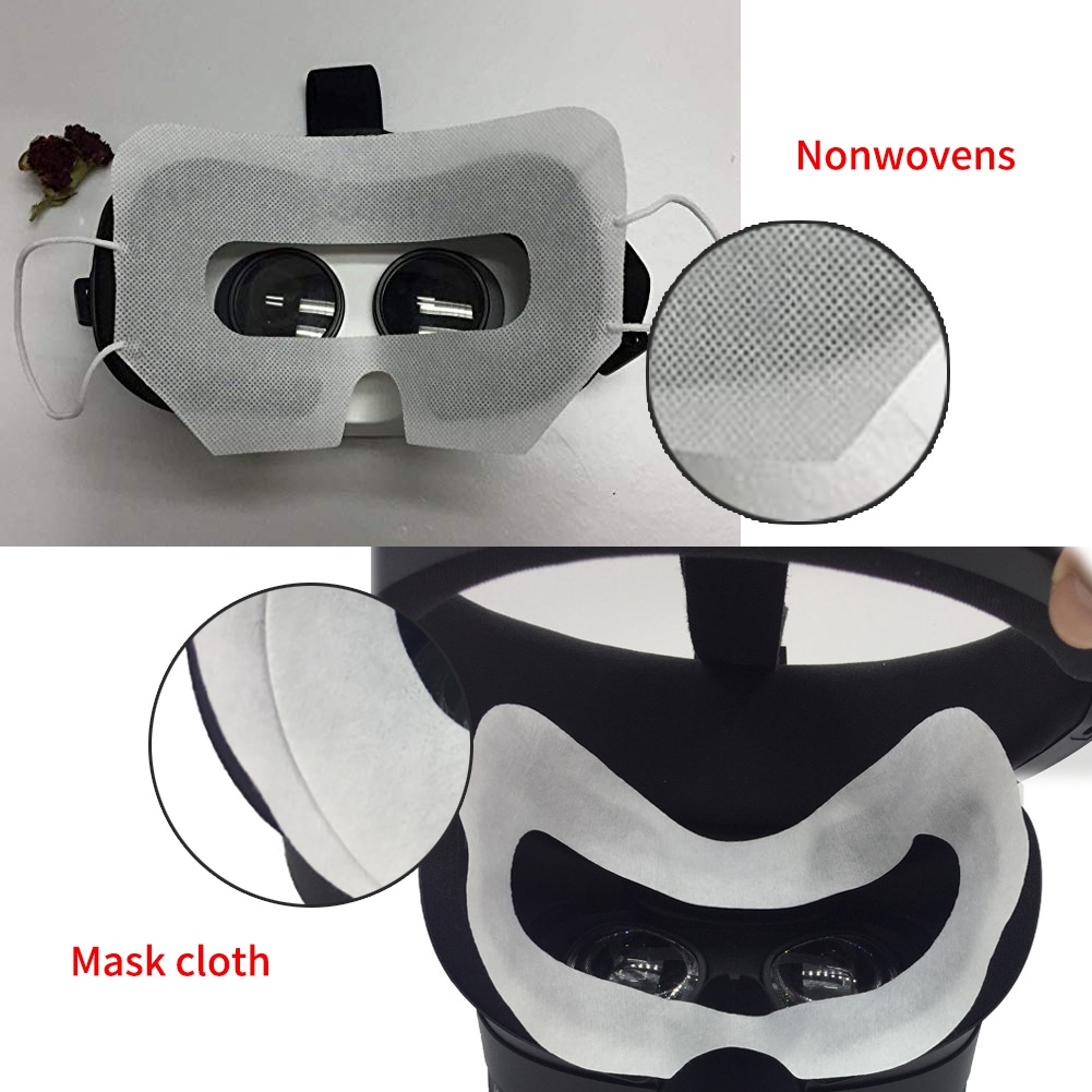 100Pcs Face Disposable Soft VR Glasses Accessories Hygiene Sweat
