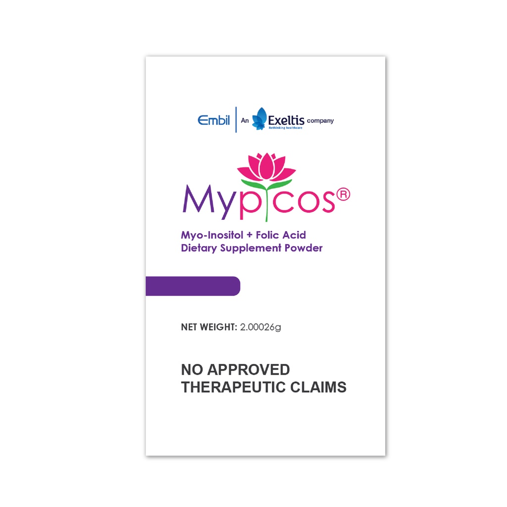 MYPICOS Myo-Inositol + Folic Acid Dietary Supplement Powder 2g (sold ...