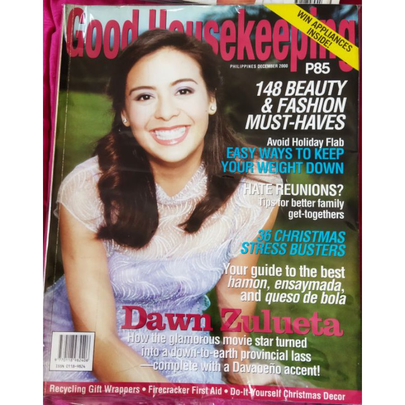 Kalibruhan:GOOD HOUSEKEEPING PHILIPPINES MAGAZINE:DAWN ZULUETA (DECEMBER  2000)