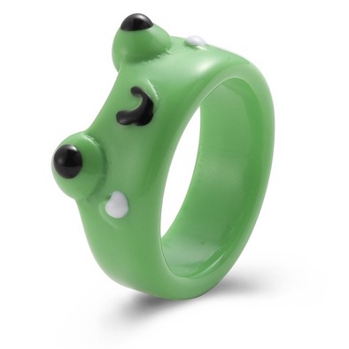 Cute Fashion Green Frog Ring | Shopee Philippines