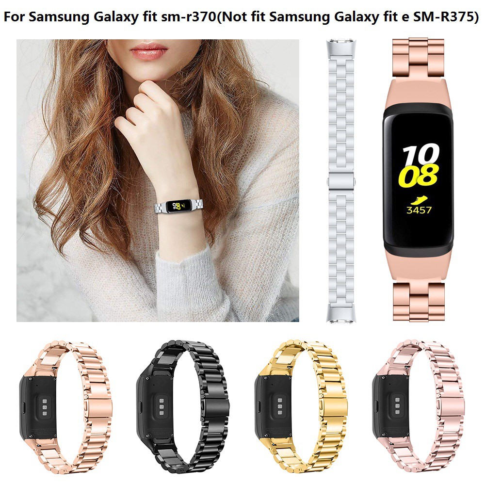 For Samsung Galaxy Fit SM R370 Stainless Steel Watch Band