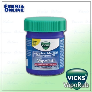 Vicks Vaporub, Baby Rub, Inhaler (Camphor, Menthol, Eucalyptus Oil ...