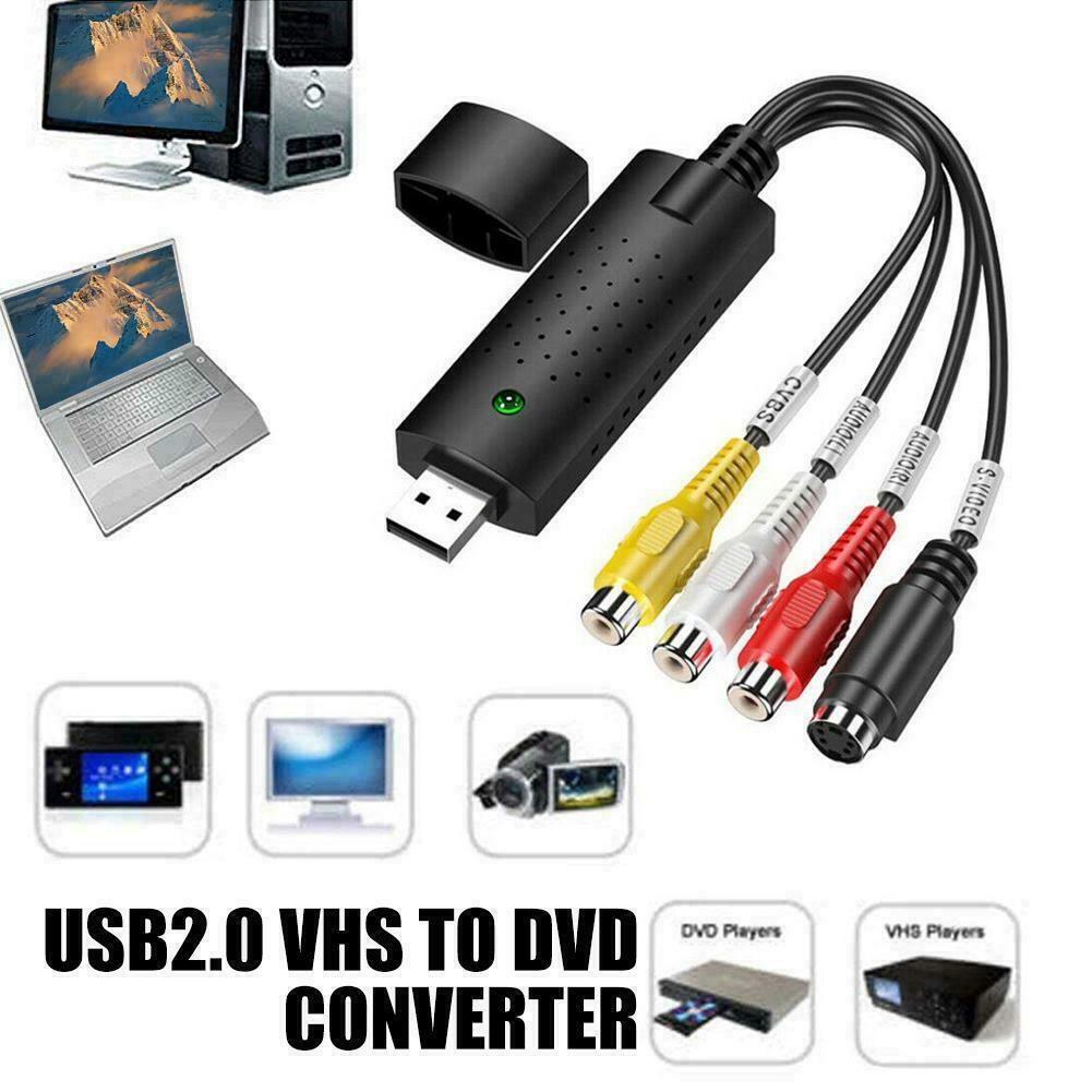 Buy USB2.0 Audio Video Capture Card Adapter VHS To DVD Video Capture  Converter