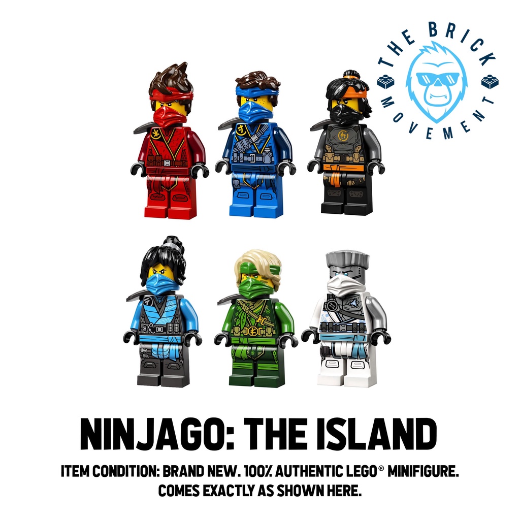 LEGO NINJAGO The Island Lloyd Kai Cole Nya Jay Zane Minifigure Set Shopee Philippines