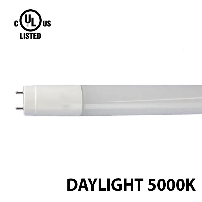 18W T8 LED Tube Light 4Ft Double Ended Frosted Lens Soft White C001