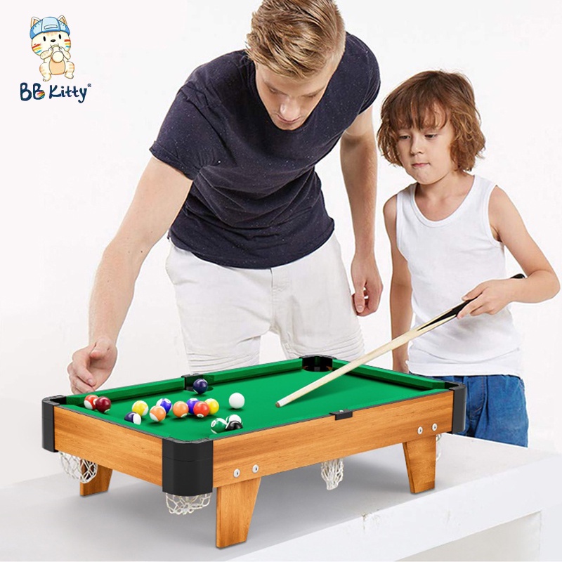 (COD)Mini Tabletop Pool Table Desktop Billiards Sets Children'S Play