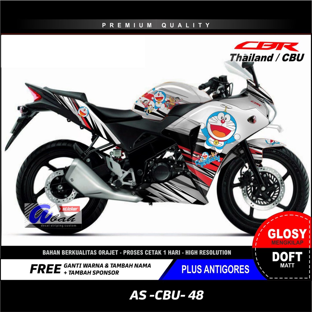 Cbr CBU 48 CBR THAILAND Full Body Decal Sticker | Shopee Philippines