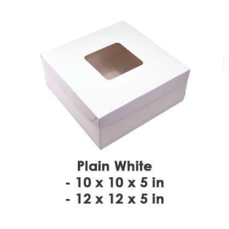 10 PC's 10, 9 and 8 Inches Cake Box Shopee Philippines
