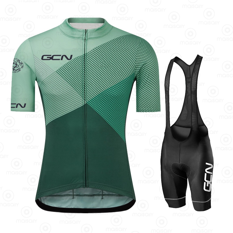GCN Cycling Jersey Set MTB Uniform Bike Clothing GCN Bicycle Wear