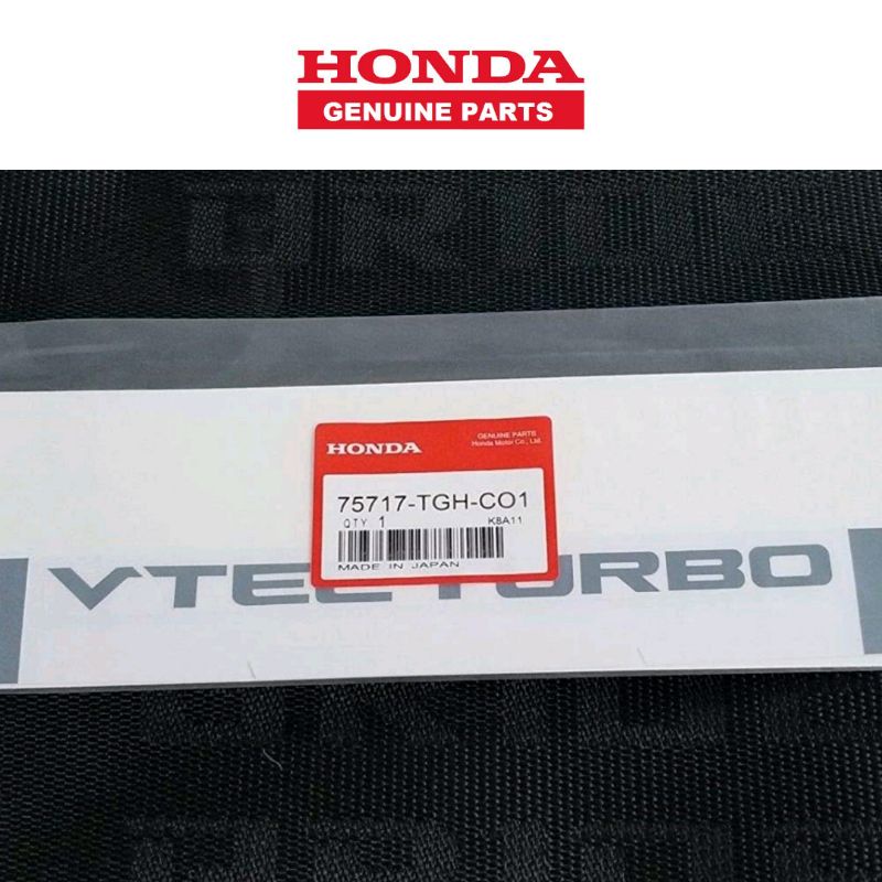 Honda VTEC TURBO Rear Glass Decal Sticker for Civic FE FC FC1 Type R