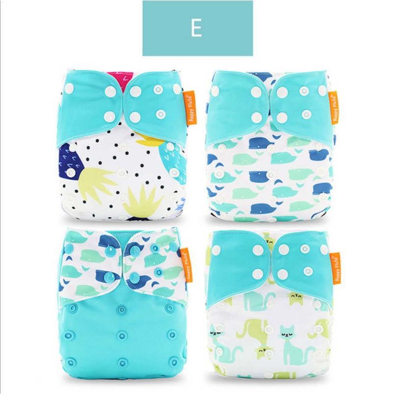 Happy Flute Set Of Cloth Diapers Pocket diapers Waterproof