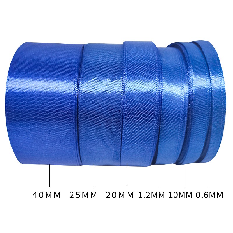 25 yards / roll royal blue ribbon clothing accessories handmade DIY ...