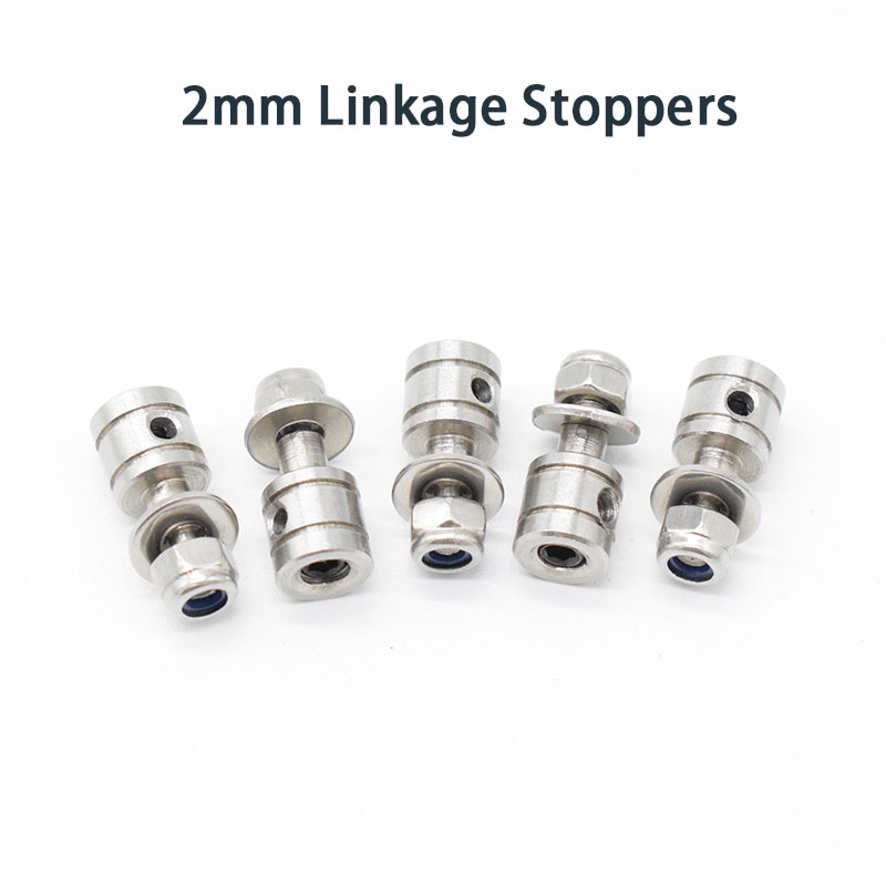 10PCS Servo Rod Connectors Push Rod Connector Adapter Linkage Stoppers ...