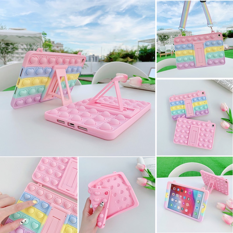 Pop It Push Bubble Silicone Tablet Case For Samsung Galaxy Tab A