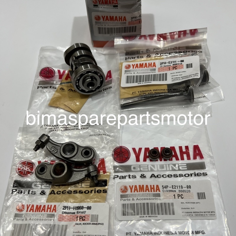 As Package+Valve Trigger+Valve Umbrella+Valve Seal Mio M3 Soul GT 125