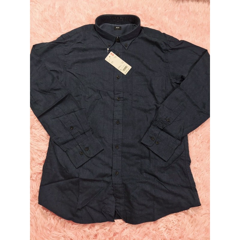 Uniqlo long hotsell sleeve polo