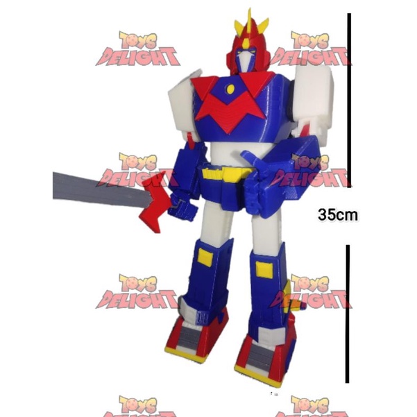 Voltes V Voltes 5 printed 35cm action figure (PREORDER) Shopee