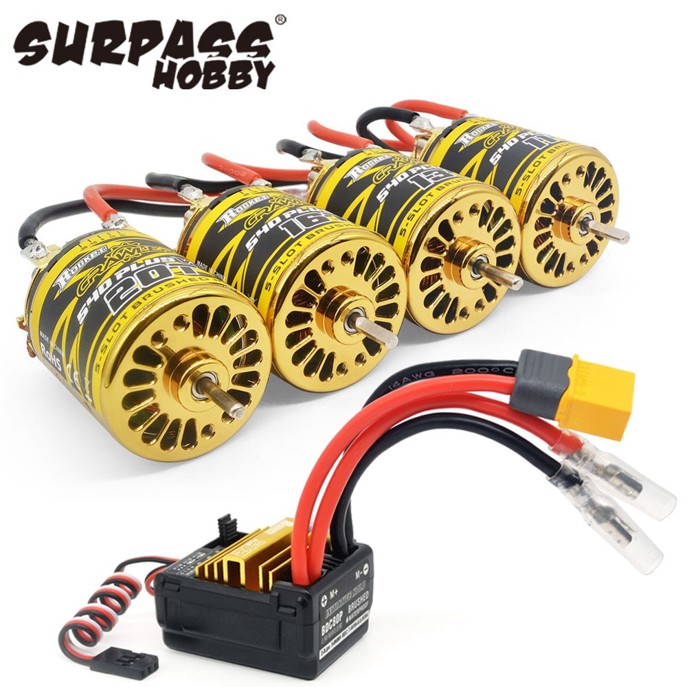 SURPASS HOBBY 540PLUS V2 11T 13T 16T 20T Brushed Motor 80A ESC for