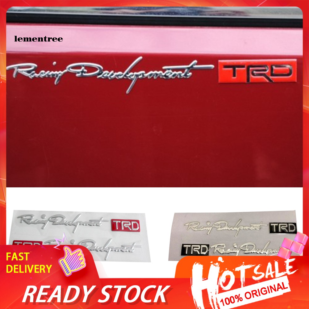 QMP Car Vehicle Hand Grip 3D Sticker for TRD Design Racing Department ...