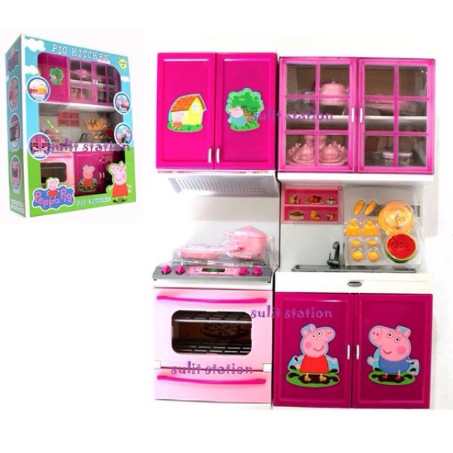 PEPPA PIG LIGHTED KITCHEN CABINET | Shopee Philippines