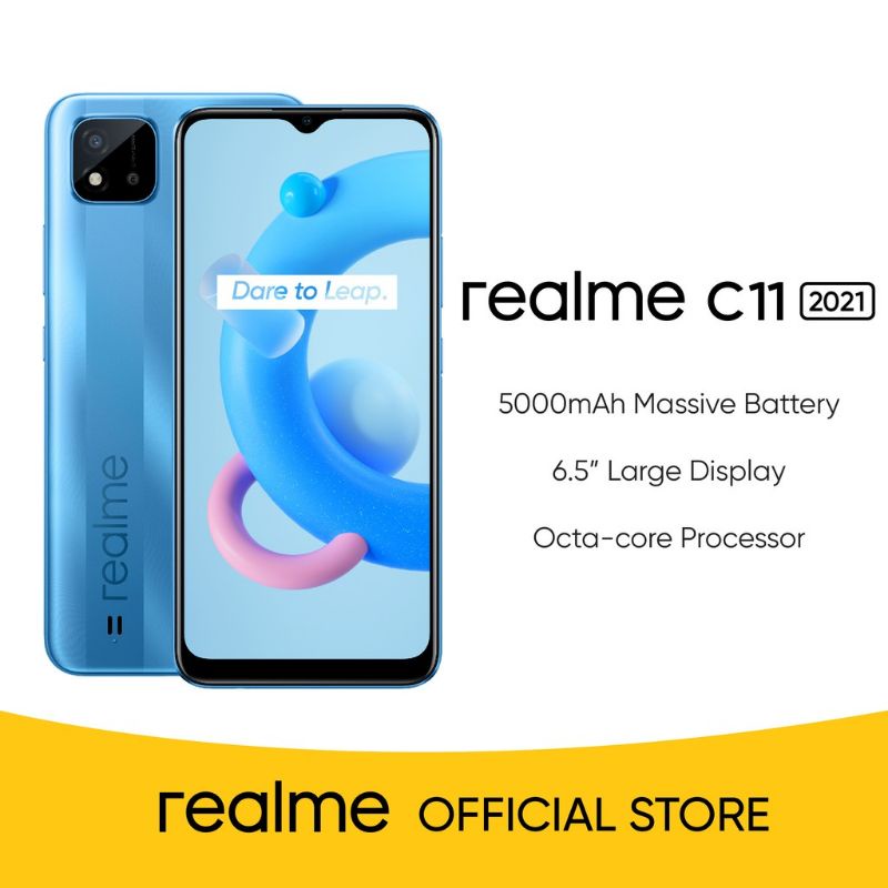 Realme C11 2021 4GB + 64GB 5000mAh Battery | Shopee Philippines