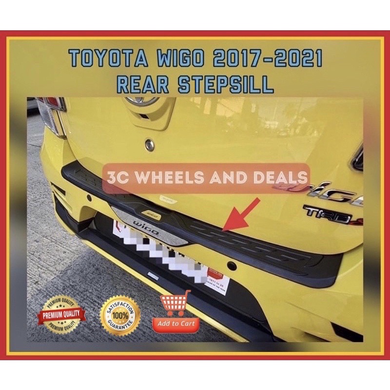 TOYOTA WIGO REAR STEPSILL 2017-2022 | Shopee Philippines
