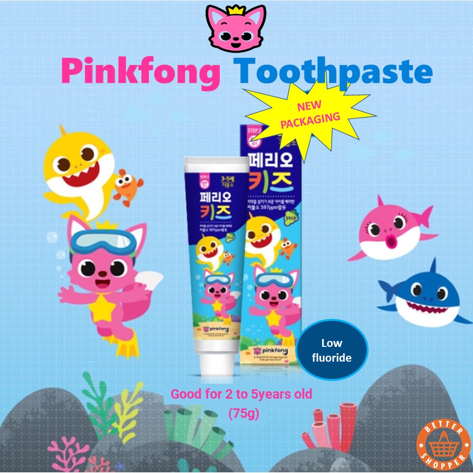 Pinkfong Toothpaste for kids | Shopee Philippines