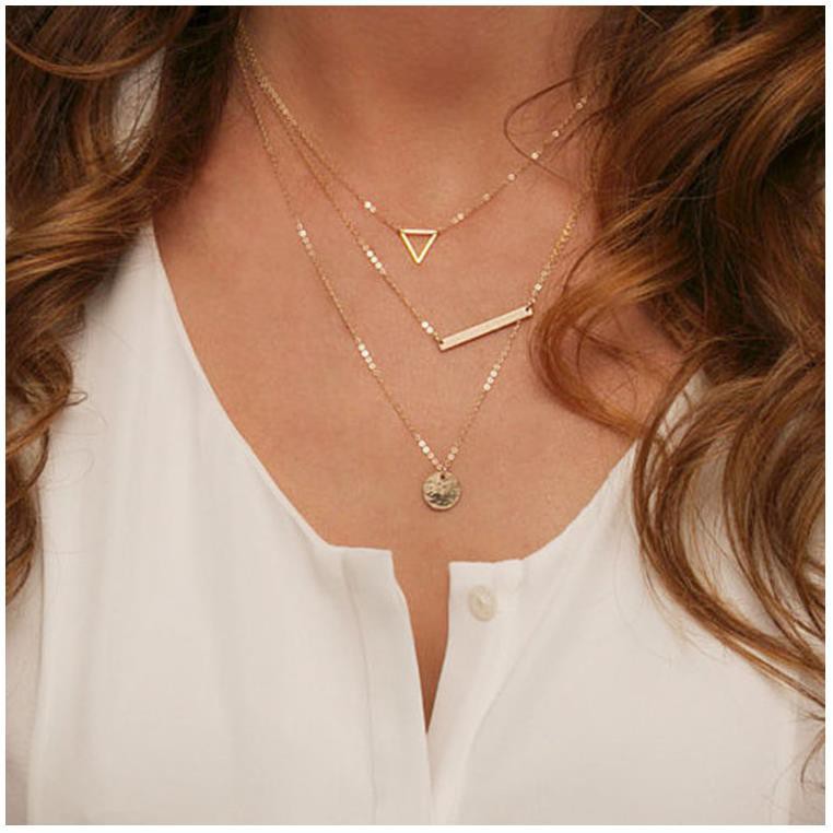 Layered necklace deals shopee