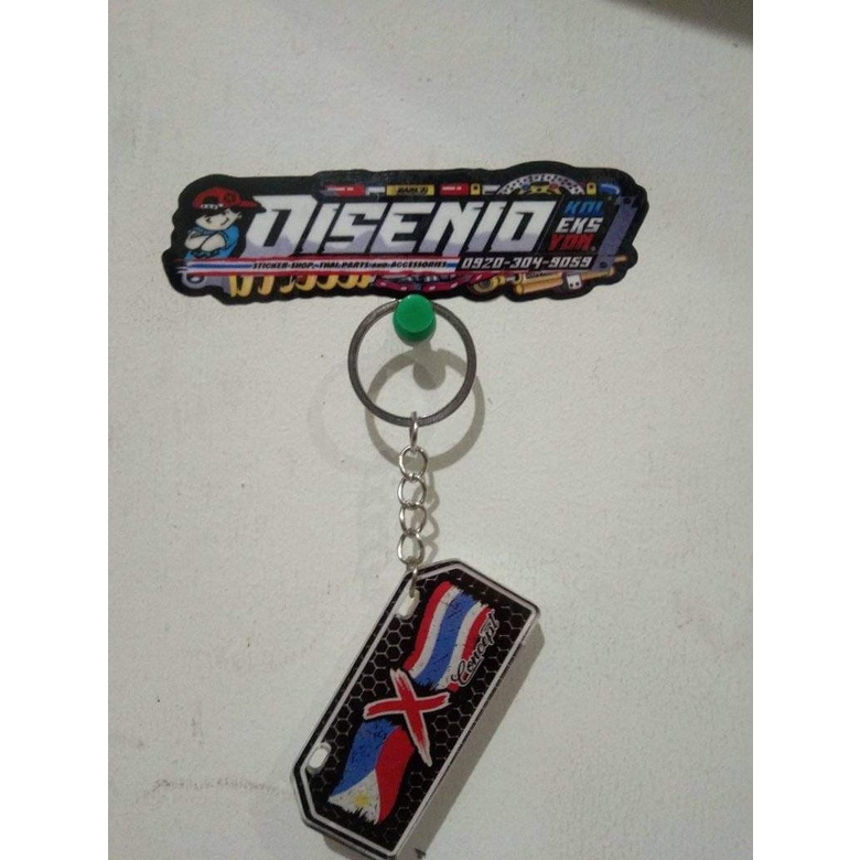 Mini Acrylic Plate Keychain | Shopee Philippines