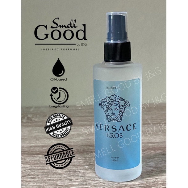 SMELL GOOD BY J&G Versace EROS inspired perfume men 85ml Shopee