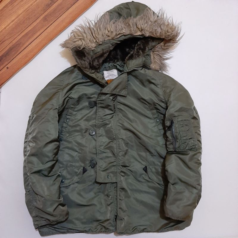 Alpha industries n3b parka army thrift second bkn outdoor the north ...