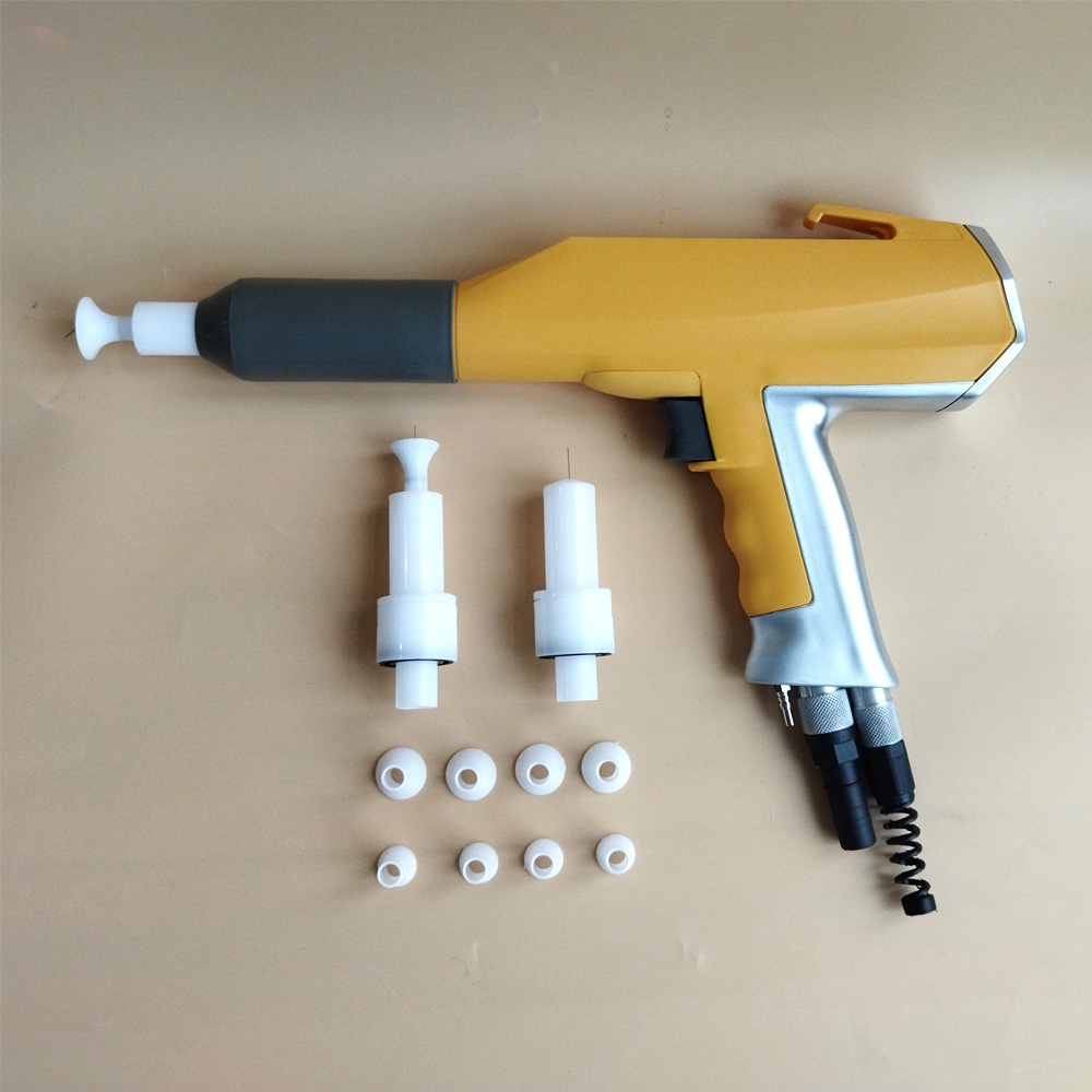 Complete Powder Coating Gun Kit Including Powder Spray Gun shell Body