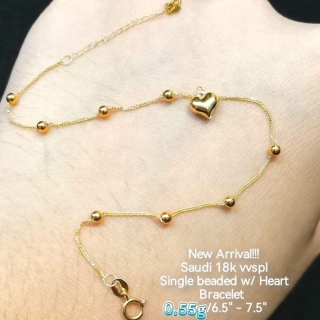 PAWNABLE 18k SAUDI GOLD BRACELET & ANKLET | Shopee Philippines