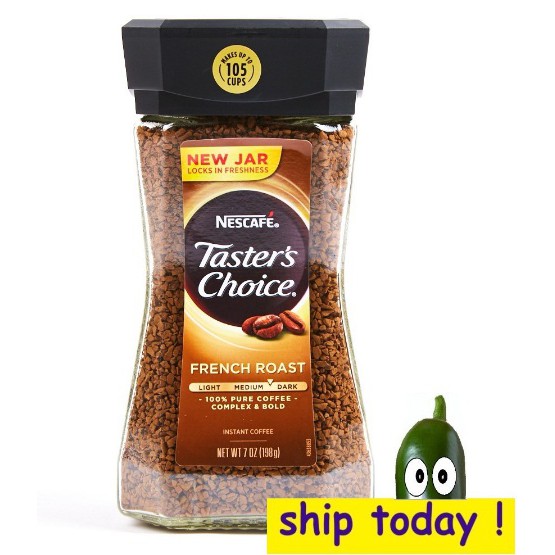 Nescafe Taster's Choice French Roast / House Blend Instant Coffee 198g Tasters Choice red