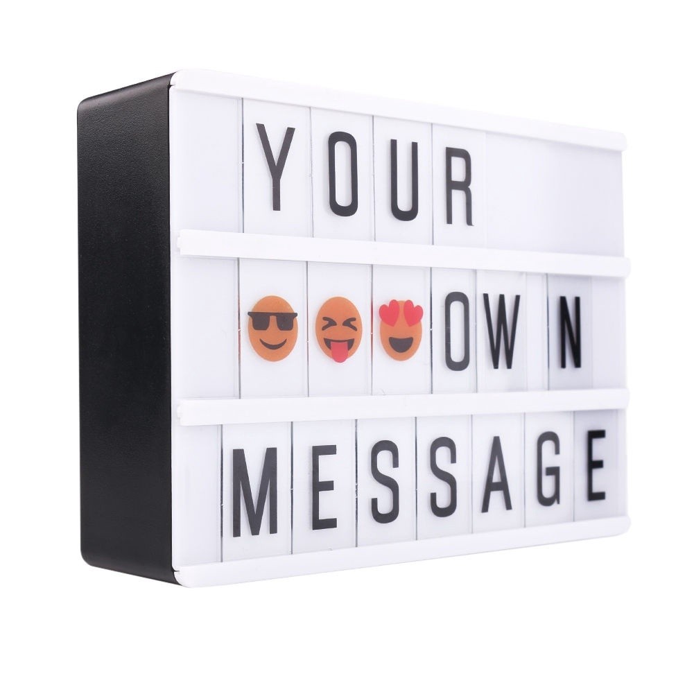 *Top* [Ready Stock!] A4 A6 Cinema Light Up Letter Box Lightbox DIY