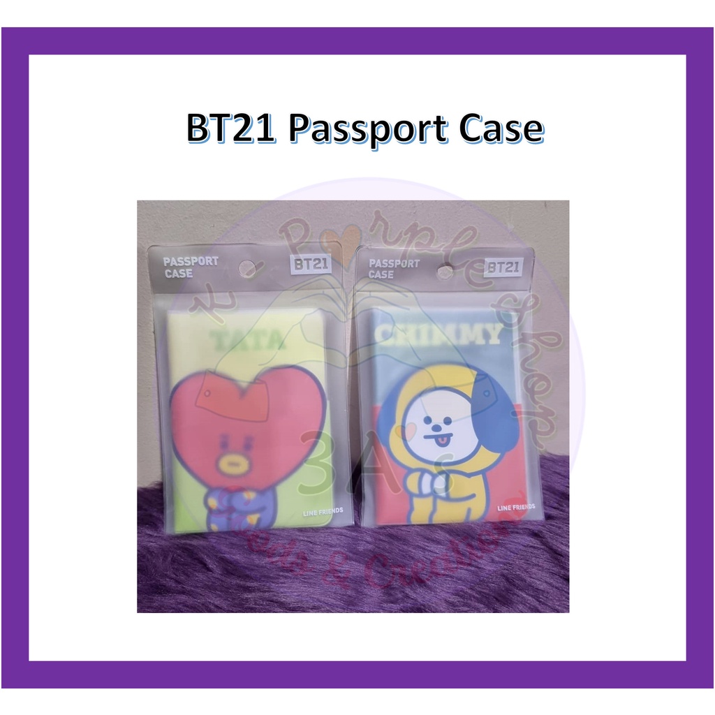 BT21 PASSPORT CASE (OFFICIAL) Shopee Philippines