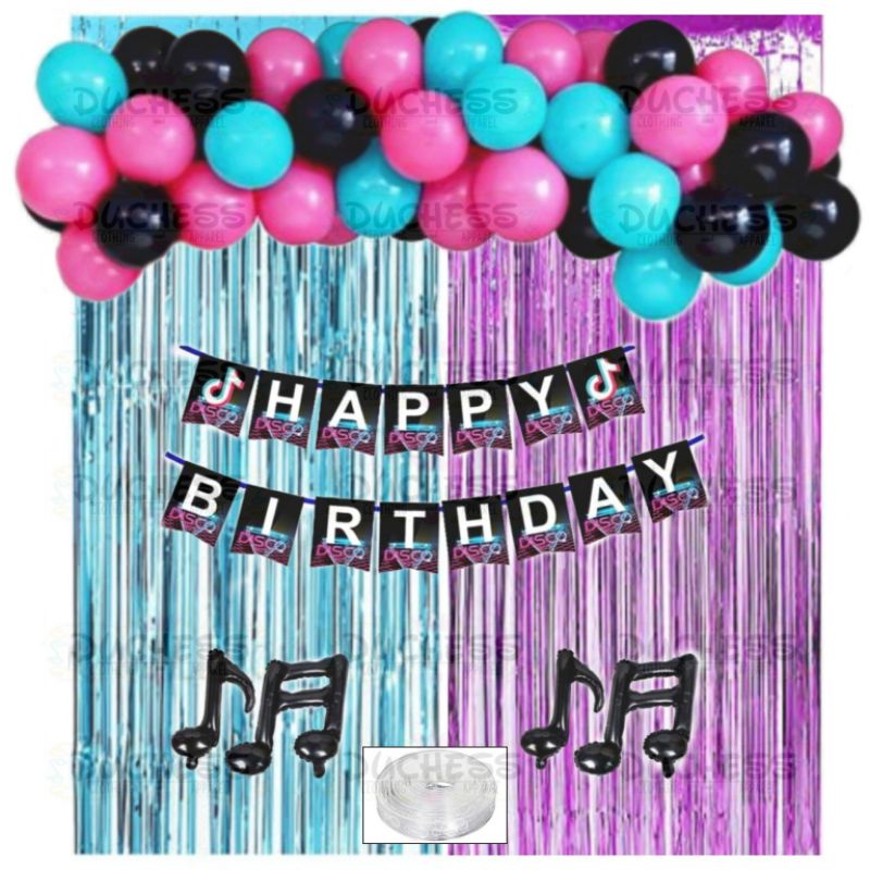 Tiktok birthday deals theme