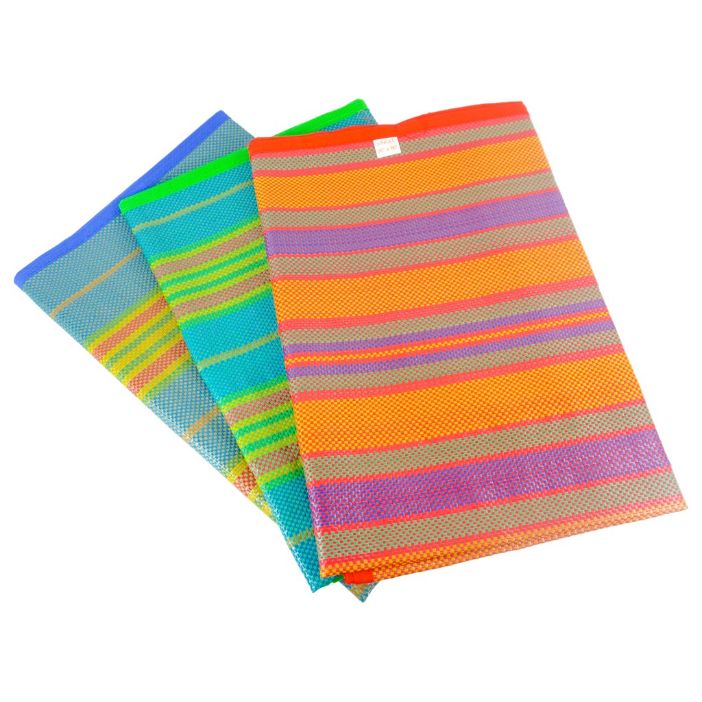 COD Plastic Sleeping Mat Banig Beach Camping Mat Bedding Pads Floor Mat