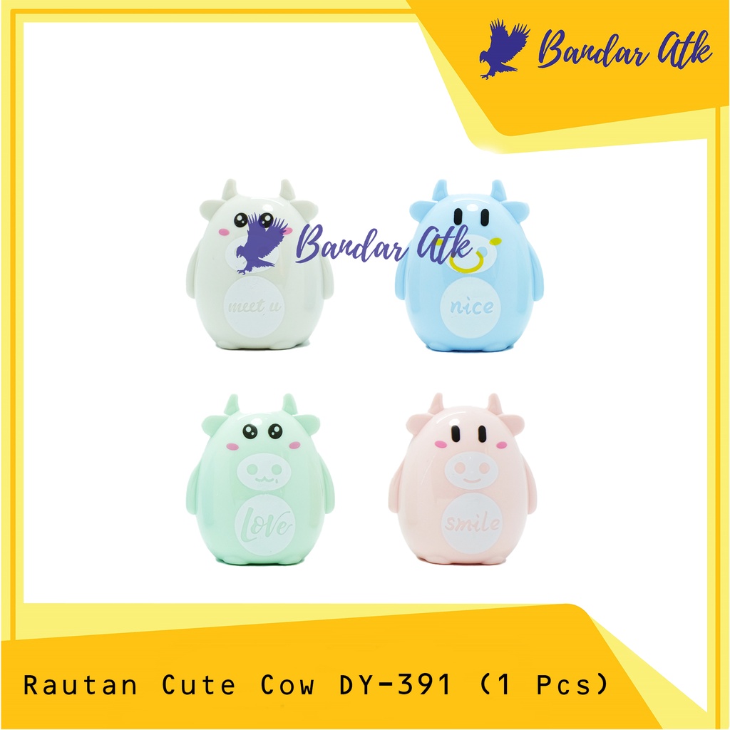 Sharpener CUTE COW DY-391 SHARPENER Shell SHARPENER (1 PCS) | Shopee ...