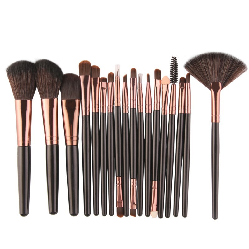 MAANGE 18 Pcs Makeup Brush Professional Cosmetic Foundation Shopee