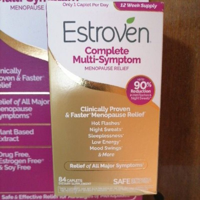 Estroven Complete Multi-symptom Menopause Relief, 84 Caplets | Shopee ...