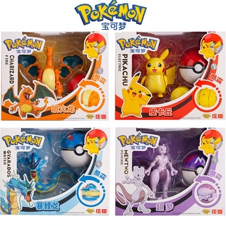 Pokemon Action Figures Transforming Toy Anime Figure Pikachu