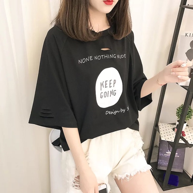 Korean ulzzang: Harajuko loose shirt Korean Style Fasion