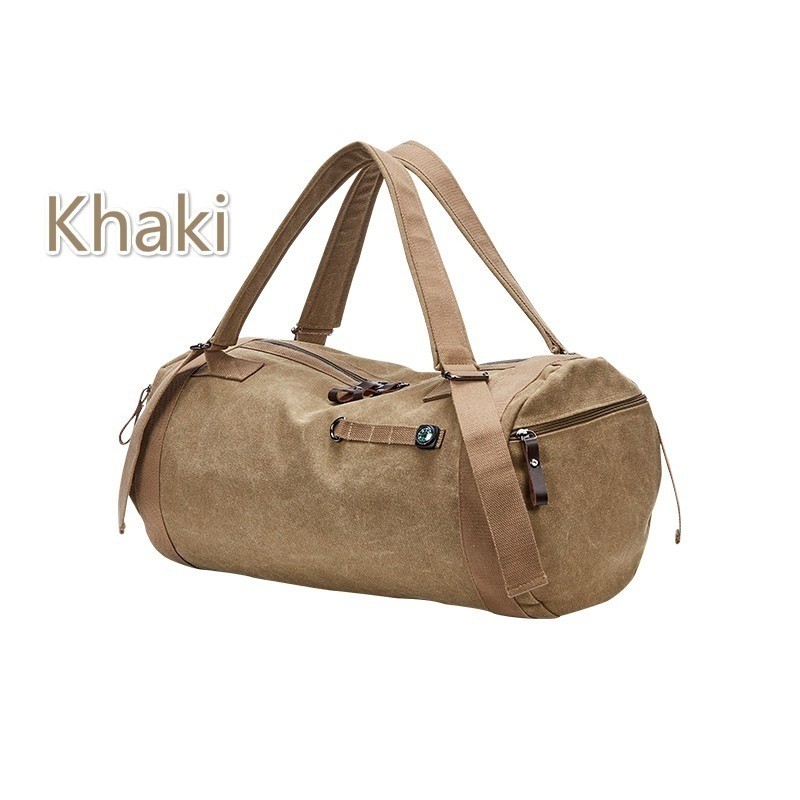 Travel Men s Vintage Fashionable Novelty Canvas Duffel Big Bag Shoulder Bag Sports Bag Handbag Backpack Camping Gym Bag Shopee Philippines