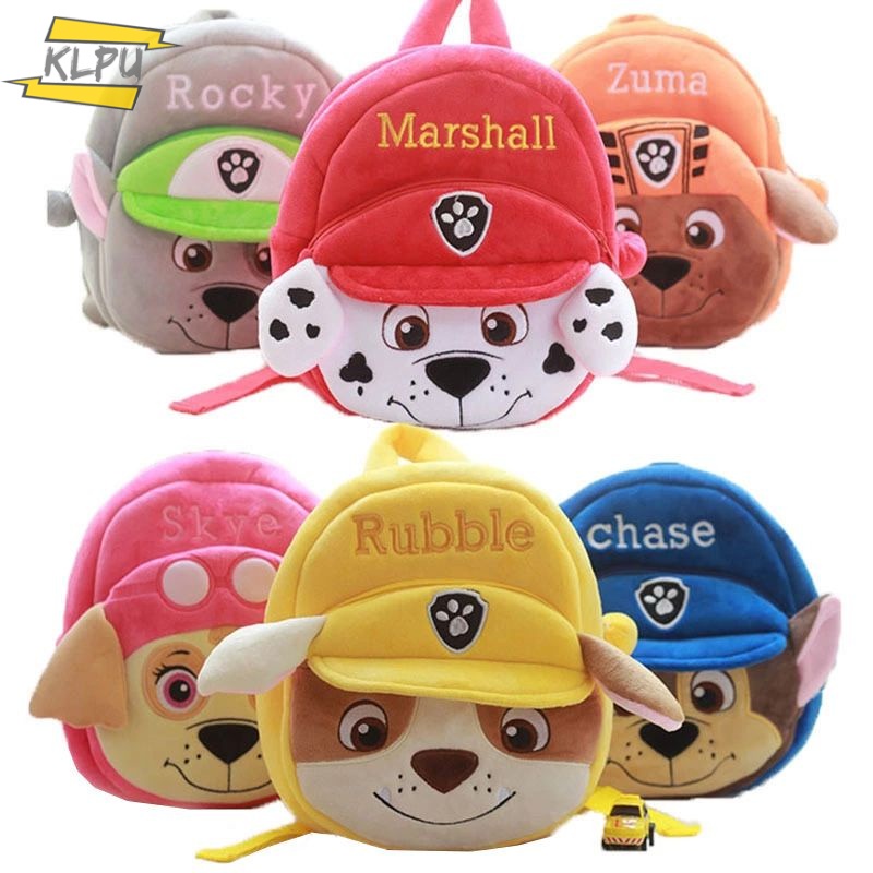 Paw Patrol Mini Backpack Cartoon Plush Bag School Supplies Bundle Great 